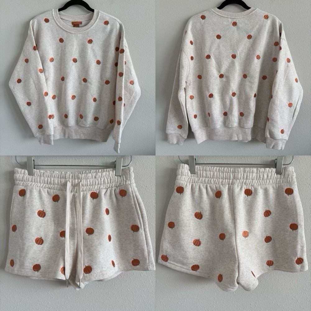 NWOT Since Forever Pumpkin set